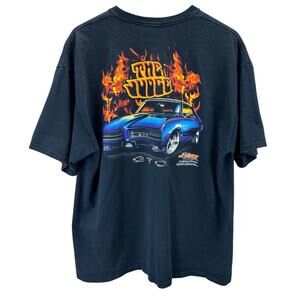 Johnny Rockstar GTO The Judge Graphic T-Shirt *Men’s Size XL* Black Muscle Car